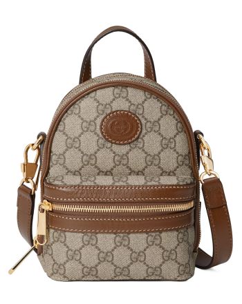 Gucci Multi-function Bag With Interlocking G 725654 Coffee